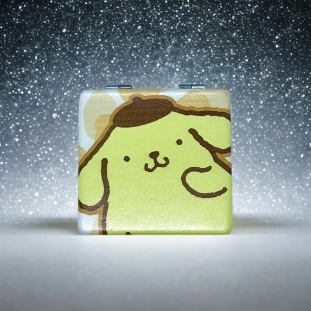 Sanrio Compact Mirror - Pompompurin Travel Mini Portable, Kawaii Gift